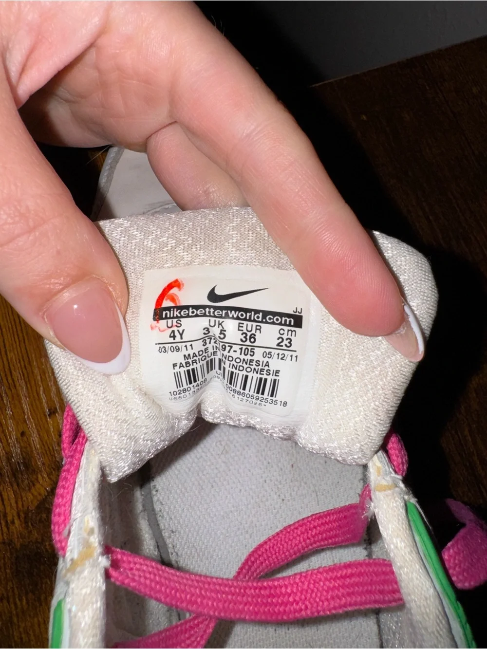 Nike Air Max Vintage 2011 Y2K Pink Blue Sneakers EU 36 / US 5.5
